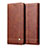 Leather Case Stands Flip Cover L03 Holder for Realme X3 SuperZoom Brown