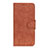 Leather Case Stands Flip Cover L03 Holder for Samsung Galaxy A01 Core Light Brown