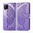 Leather Case Stands Flip Cover L03 Holder for Samsung Galaxy A42 5G Clove Purple