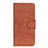 Leather Case Stands Flip Cover L03 Holder for Samsung Galaxy M01 Core Light Brown