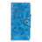 Leather Case Stands Flip Cover L03 Holder for Samsung Galaxy M31 Prime Edition Sky Blue