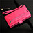 Leather Case Stands Flip Cover L03 Holder for Samsung Galaxy S20 Red