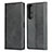 Leather Case Stands Flip Cover L03 Holder for Sony Xperia 1 II Black