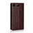 Leather Case Stands Flip Cover L03 Holder for Sony Xperia XZ1 Compact