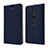 Leather Case Stands Flip Cover L03 Holder for Sony Xperia XZ2 Premium Blue