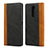 Leather Case Stands Flip Cover L03 Holder for Sony Xperia XZ4 Black