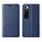 Leather Case Stands Flip Cover L03 Holder for Xiaomi Mi 10 Ultra Blue