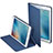 Leather Case Stands Flip Cover L04 for Apple iPad Mini Blue