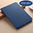 Leather Case Stands Flip Cover L04 for Apple New iPad 9.7 (2017) Blue