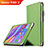 Leather Case Stands Flip Cover L04 for Huawei Honor Pad 2 Green