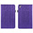 Leather Case Stands Flip Cover L04 for Huawei Honor Pad 2 Purple