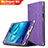 Leather Case Stands Flip Cover L04 for Huawei Mediapad M3 8.4 BTV-DL09 BTV-W09 Purple