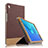 Leather Case Stands Flip Cover L04 for Huawei MediaPad M5 8.4 SHT-AL09 SHT-W09 Brown