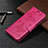 Leather Case Stands Flip Cover L04 Holder for Huawei Honor 9A Hot Pink