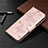 Leather Case Stands Flip Cover L04 Holder for Huawei Honor 9A Rose Gold