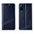 Leather Case Stands Flip Cover L04 Holder for Huawei Honor Play4T Blue
