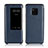 Leather Case Stands Flip Cover L04 Holder for Huawei Mate 20 Pro Blue