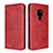 Leather Case Stands Flip Cover L04 Holder for Huawei Mate 20 Red