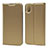 Leather Case Stands Flip Cover L04 Holder for Huawei Y5 (2019) Gold