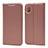 Leather Case Stands Flip Cover L04 Holder for Huawei Y5 (2019) Rose Gold