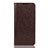 Leather Case Stands Flip Cover L04 Holder for Huawei Y7 Pro (2019) Brown