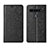 Leather Case Stands Flip Cover L04 Holder for LG K61 Black