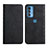 Leather Case Stands Flip Cover L04 Holder for Motorola Moto Edge 20 Pro 5G Black