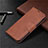 Leather Case Stands Flip Cover L04 Holder for Nokia 2.3 Brown