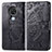 Leather Case Stands Flip Cover L04 Holder for Nokia 6.2 Black
