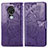 Leather Case Stands Flip Cover L04 Holder for Nokia 7.2 Purple