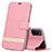 Leather Case Stands Flip Cover L04 Holder for Oppo A92 Pink