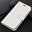 Leather Case Stands Flip Cover L04 Holder for Oppo A92s 5G White
