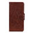 Leather Case Stands Flip Cover L04 Holder for Samsung Galaxy Note 20 Ultra 5G Brown