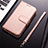 Leather Case Stands Flip Cover L04 Holder for Samsung Galaxy S20 Plus 5G Rose Gold