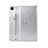 Leather Case Stands Flip Cover L04 Holder for Samsung Galaxy Tab S6 Lite 4G 10.4 SM-P615 Silver