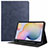 Leather Case Stands Flip Cover L04 Holder for Samsung Galaxy Tab S7 11 Wi-Fi SM-T870 Blue