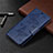 Leather Case Stands Flip Cover L04 Holder for Sony Xperia L4 Blue