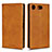 Leather Case Stands Flip Cover L04 Holder for Sony Xperia XZ1 Compact Orange