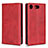 Leather Case Stands Flip Cover L04 Holder for Sony Xperia XZ1 Compact Red