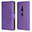Leather Case Stands Flip Cover L04 Holder for Sony Xperia XZ2 Purple