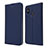 Leather Case Stands Flip Cover L04 Holder for Xiaomi Mi 8 Blue