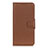 Leather Case Stands Flip Cover L04 Holder for Xiaomi Redmi 9A Brown