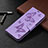 Leather Case Stands Flip Cover L04 Holder for Xiaomi Redmi 9C NFC Purple