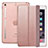 Leather Case Stands Flip Cover L05 for Apple iPad Mini 2 Rose Gold