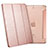 Leather Case Stands Flip Cover L05 for Apple iPad Mini 2 Rose Gold