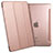 Leather Case Stands Flip Cover L05 for Apple iPad Mini 4 Rose Gold