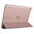 Leather Case Stands Flip Cover L05 for Apple iPad Mini 4 Rose Gold