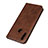 Leather Case Stands Flip Cover L05 for Huawei Honor 10 Lite Brown