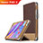 Leather Case Stands Flip Cover L05 for Huawei Honor Pad 2 Brown