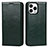 Leather Case Stands Flip Cover L05 Holder for Apple iPhone 13 Pro Max Green